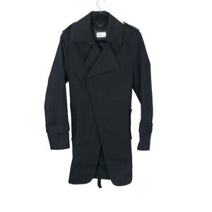 Mackage Black Cotton Trench Coat With Belt Size 38 (US M)